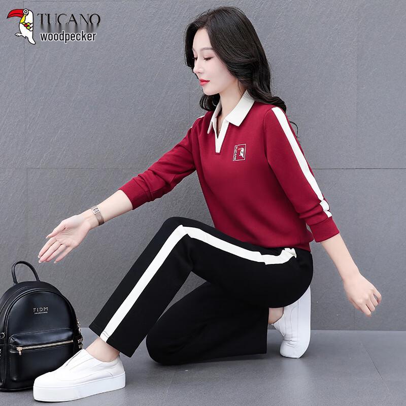 

Woodpecker Women s Plus Size Casual Sports Set 4XL