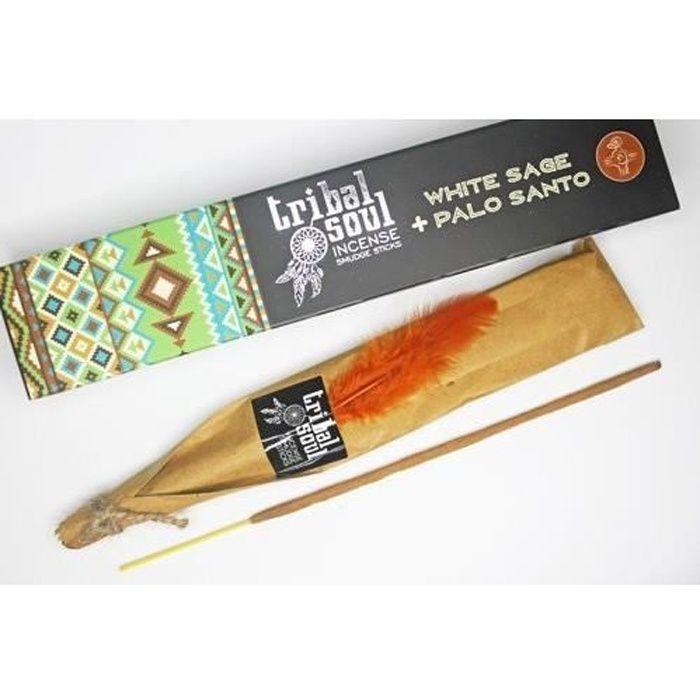 Encens Amérindien Tribal Soul Sauge Blanche & Palo Santo