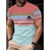 Pattern printed men's comfortable T-shirt, pattern T-shirt men's summer clothing, men's clothing