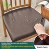 1PCS Waterproof PU Leather Office Chair Seat Covers Removable Solid Color Computer Chair Seat Cushion Covers For Home Office
