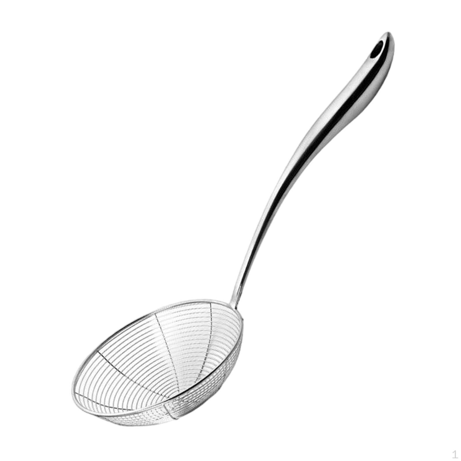 

Шумовка Половник Пищевое сито Дуршлаг Подвесная кухонная утварь Корзина для лапши Сетка для 43.5x17.8cm