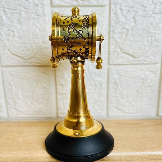 Messing Schiffstelegraph, Messing Bootsmotor-Telegraph Sammlerstück Dekor 17,78 cm Tischdekoration Zuhause