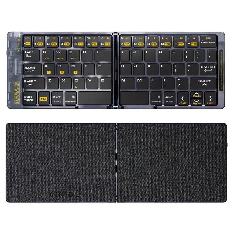 OLOEY Mini Portable Folding Bluetooth Keyboard