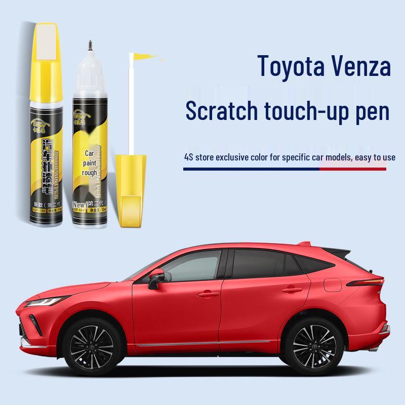 Toyota Venza Touch-Up Paint Pen: Platinum Pearl White, Crystal Black, Opal Silver - Professional Scratch Repair.