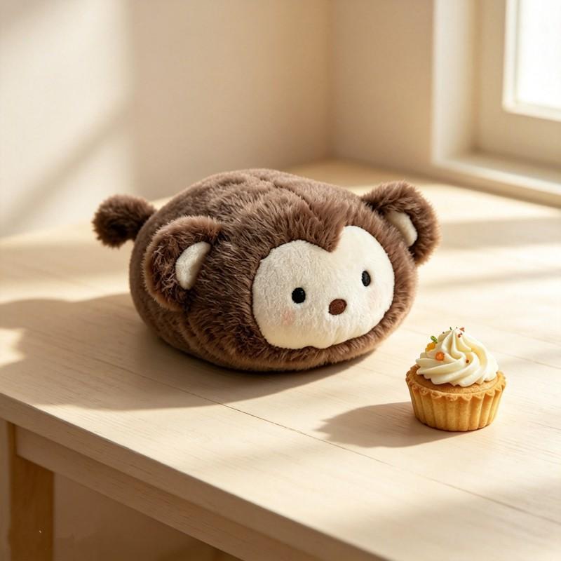 Cute Plush Animal Doll Soft Stuffed Pillow Decompression Sleep Companion Kids Gift