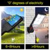 Solar Street Lights LED Lamp Outdoor Waterproof Wall Lamp Remote Light Solar Powered LED Motion Sensor Light for Garden Lighting