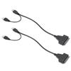 2Pcs Convert Cable USB 2.0 SATA 7 15Pin Adapter for 2.5 Inch SSd Hard Drive 480Mbps