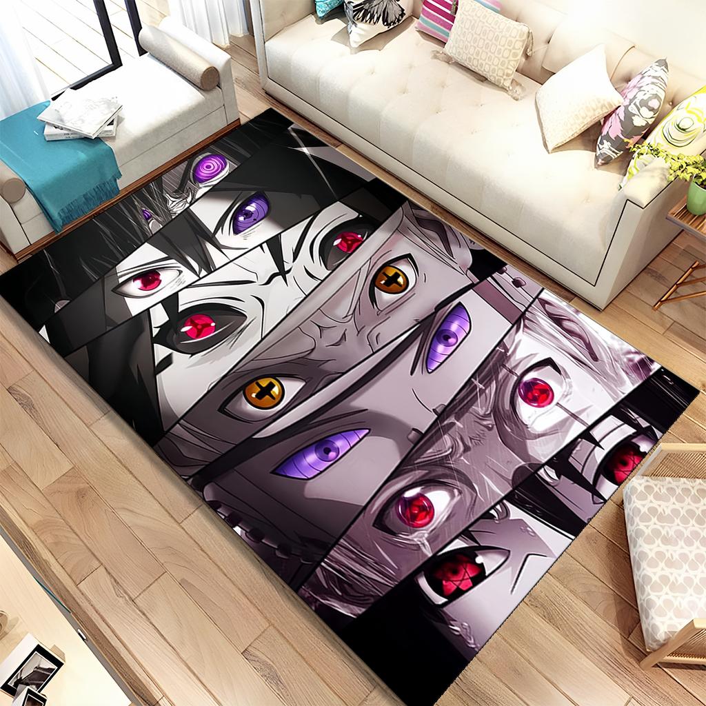 3D I-Itachi Cartoon Japan Anime Carpet Rug for Living Room Bedroom Home Sofa Decoration,Kids Play Non-slip Floor Mat