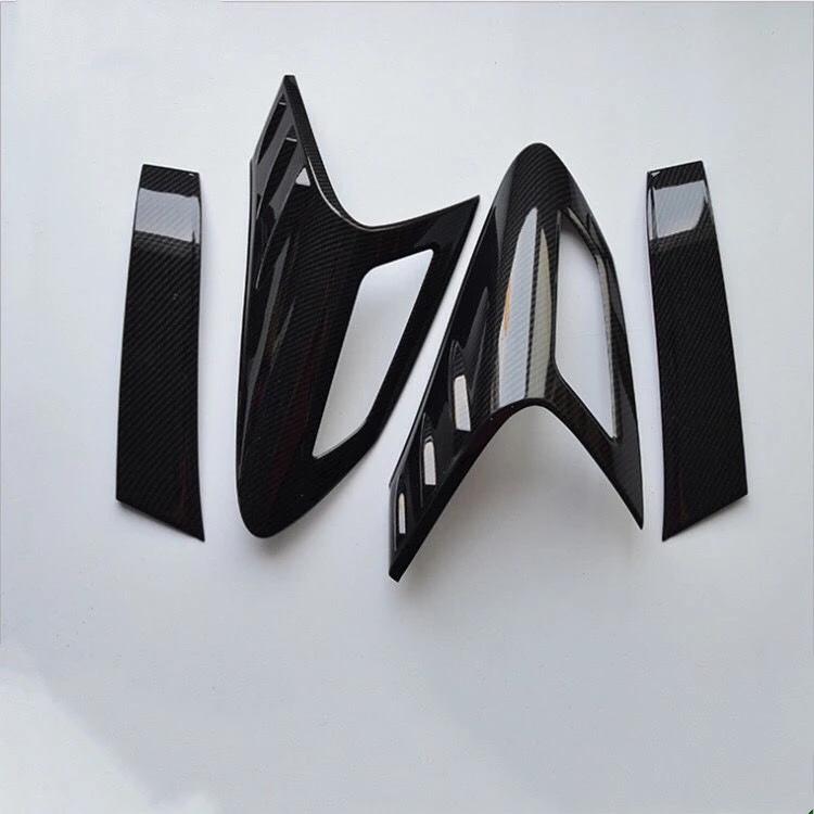 For Toyota CHR IZOA C-HR Tail Light Cover Decorative Frame Tail Headlight Eyebrow Rear Lampshade Frame Decoration
