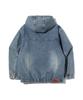 UCLA Unisex Gewaschener Denim Arbeits-Kapuzenpullover [Indigo] (Uc9Uj20)