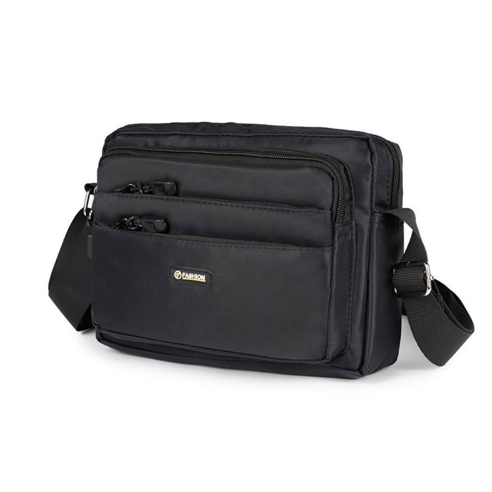 Large Capacity Men Crossbody Bag Lightweight Small Square Bag Business Shoulder Bag  Travel