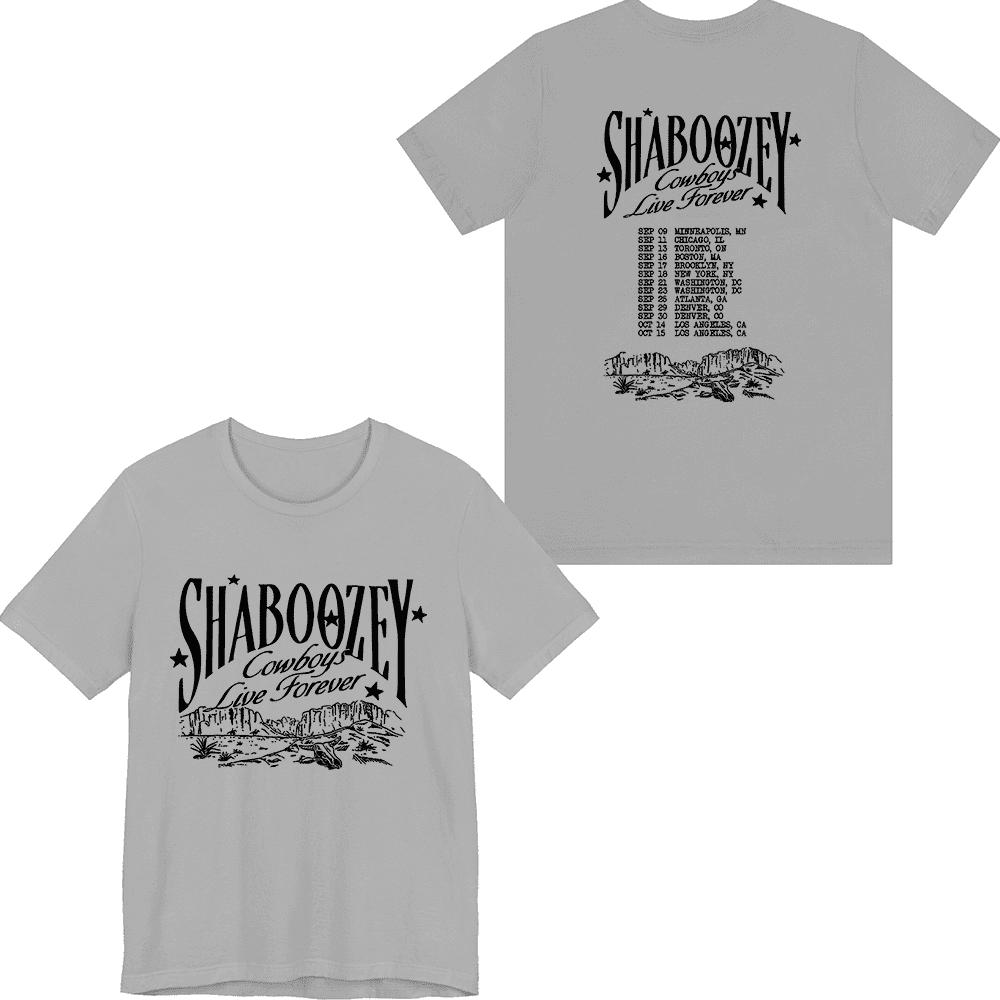 Shaboozey Merch Montagne T-shirt Maglietta Uomo Donna Tee Manica Corta Girocollo Top