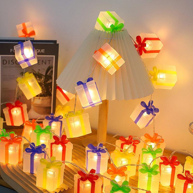 Christmas Led String Lights With Santa Snowman Reindeer For All Holiday Scenarios