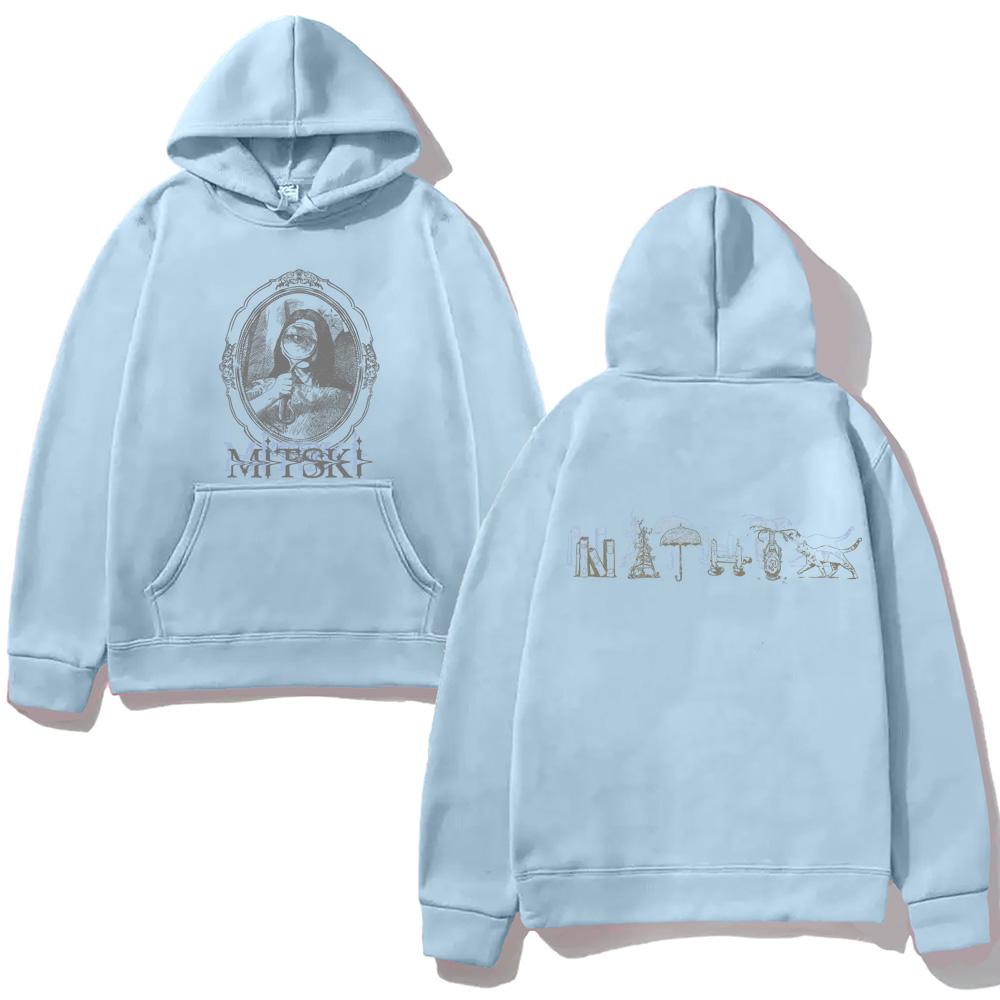 PORTRAIT HOODIE Mitski 2026 Unisex Sweatshirt für Herbst/Winter mit Kapuze Fleece Harajuku Bequeme Kleidung