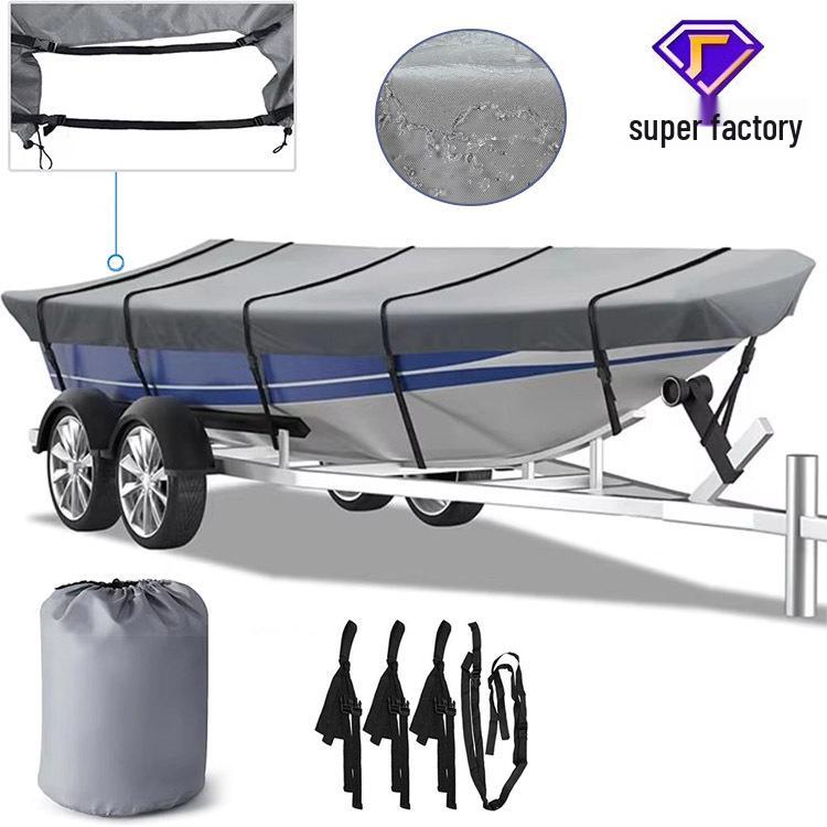 Cross-Border Kayak & Boat Cover - Rainproof & Sun-Protected for Outdoor Use 12-14FT