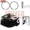 Motorcycle Cylinder 64mm Bore Pin 16mm 2stroke Piston Cylinder Gasket Top End Kit for Suzuki TS 185 TS185 TS185C 185CC 1978-1981