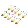 10Pcs Fishing Lure Vivid Color Exquisite Design High Carbon Steel Fishing Tool Accessories