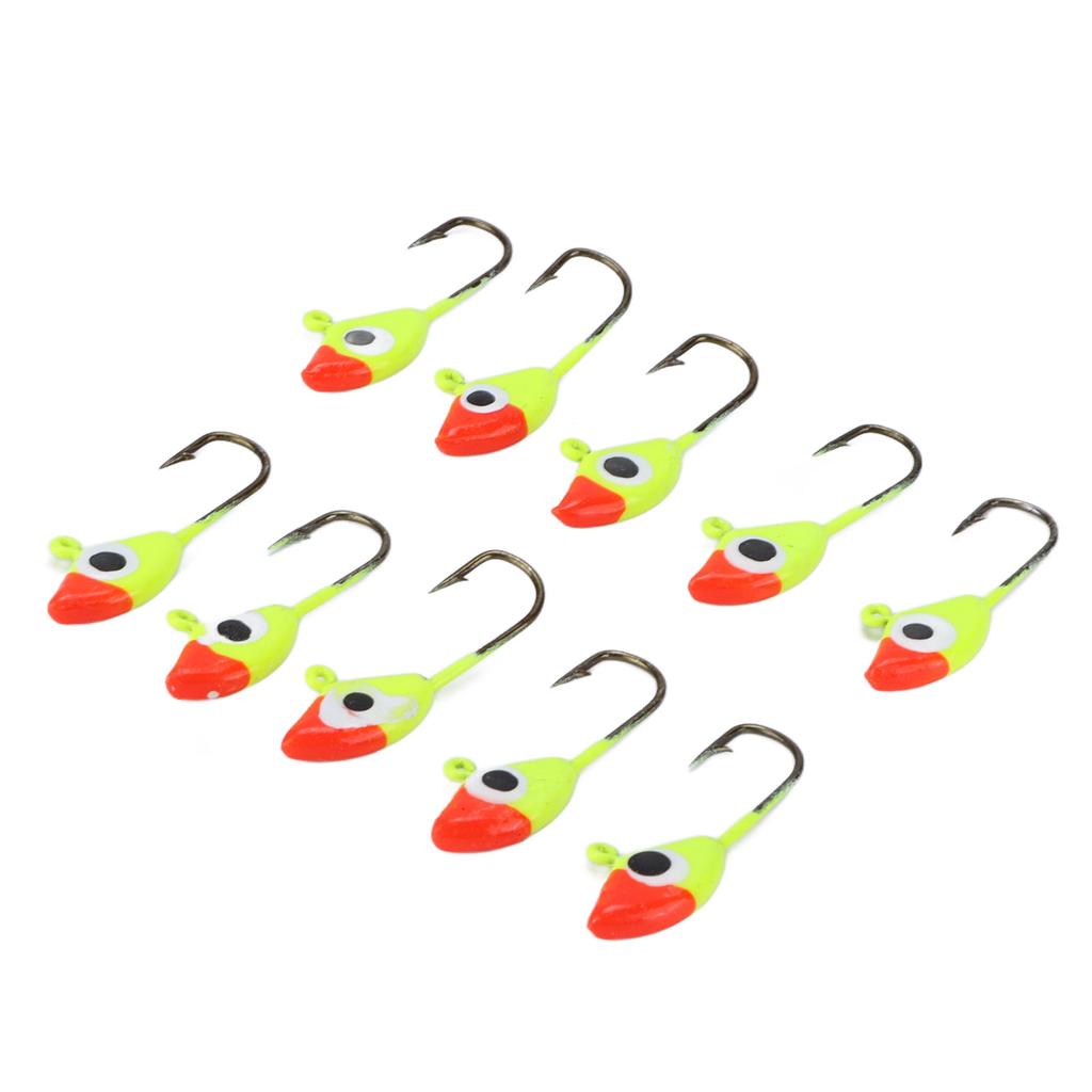10Pcs Fishing Lure Vivid Color Exquisite Design High Carbon Steel Fishing Tool Accessories