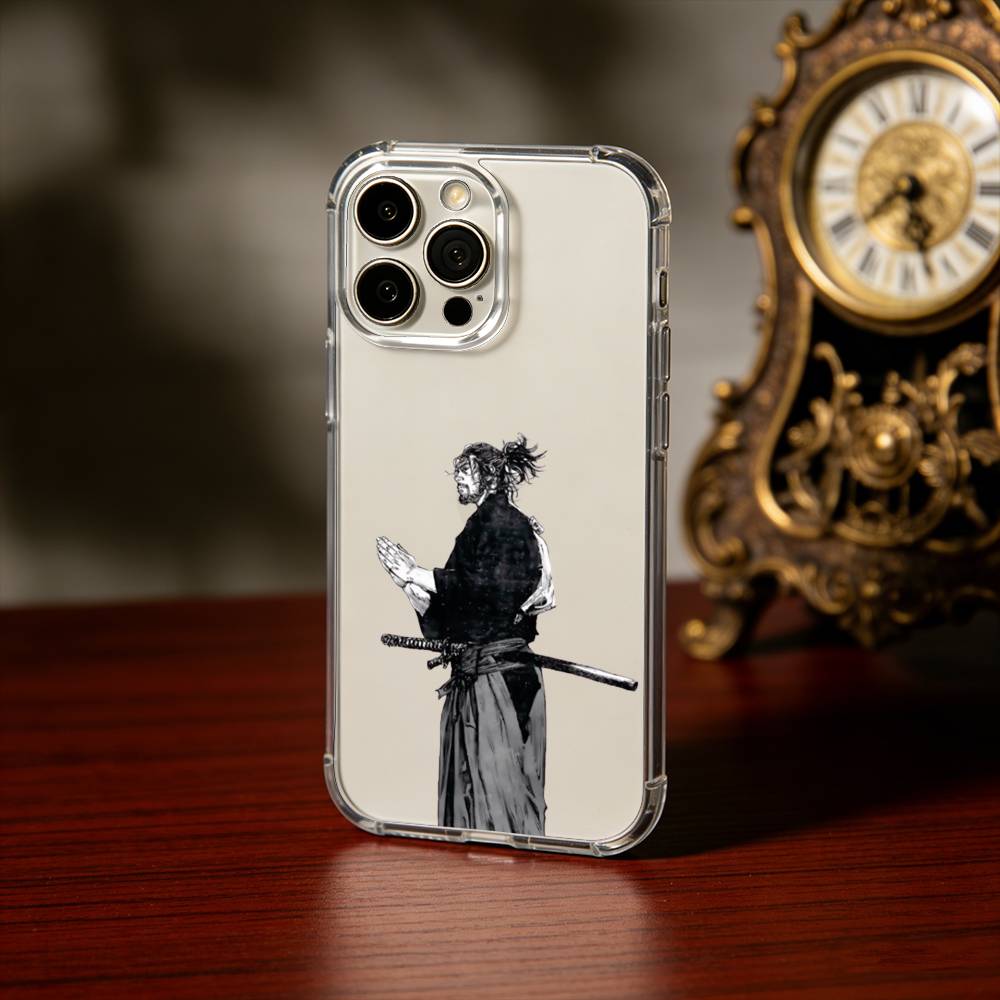 V-Vagabond M-Miyamoto M-Musashi Phone Case For iPhone 17 16 15 14 13 12 11 Mini Pro Max Plus Transparent Cover