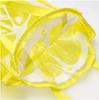 Pool Beach Elementary Fruit Lemon [kiejun] Bag, Bag, Girls, Boys, Pool, Beach, Children, Transparent, Waterproof, School, Kindergarten, Vinyl, ML, (03