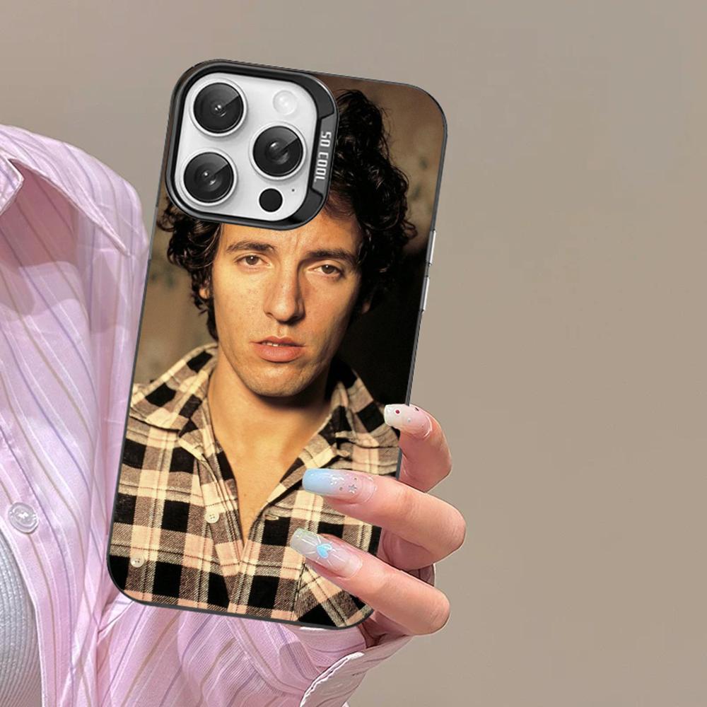Bruce Springsteen Guitar Phone Case For iPhone 16 15 14 13 12 11 Pro Max X XR XSMAX Matte Shockproof Back Cover
