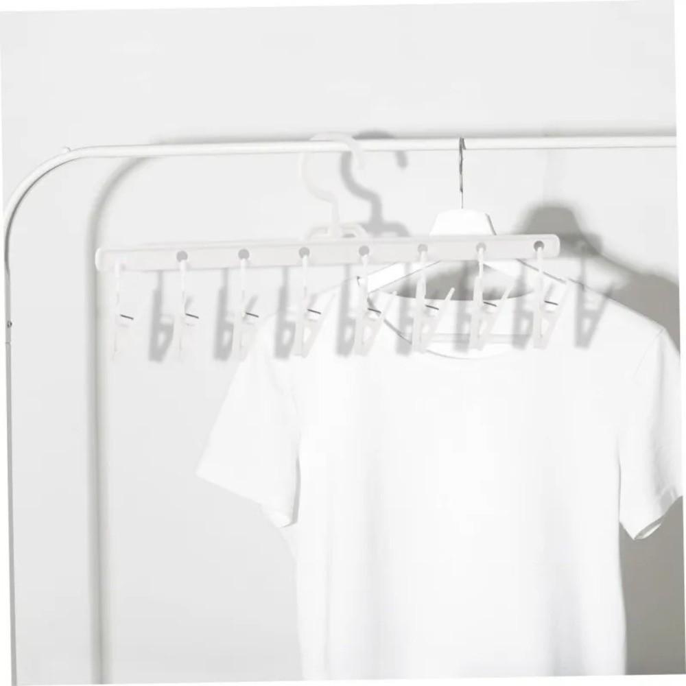 5pcs 8 Clips Drying Clips Windproof Underwear Drying Pants Clip Clothes Drying Hanger  Student Home