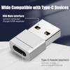 2Pack USB C Female To USB Male Adapter  Enjoy 480mbps Fast Transmission and Safe Charging Type C To USB Adapter