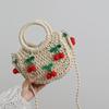 Bohemian Style Straw Handbag High Quality Multi Functional Shopping Bag Suitable For Travel and Vacation KTB