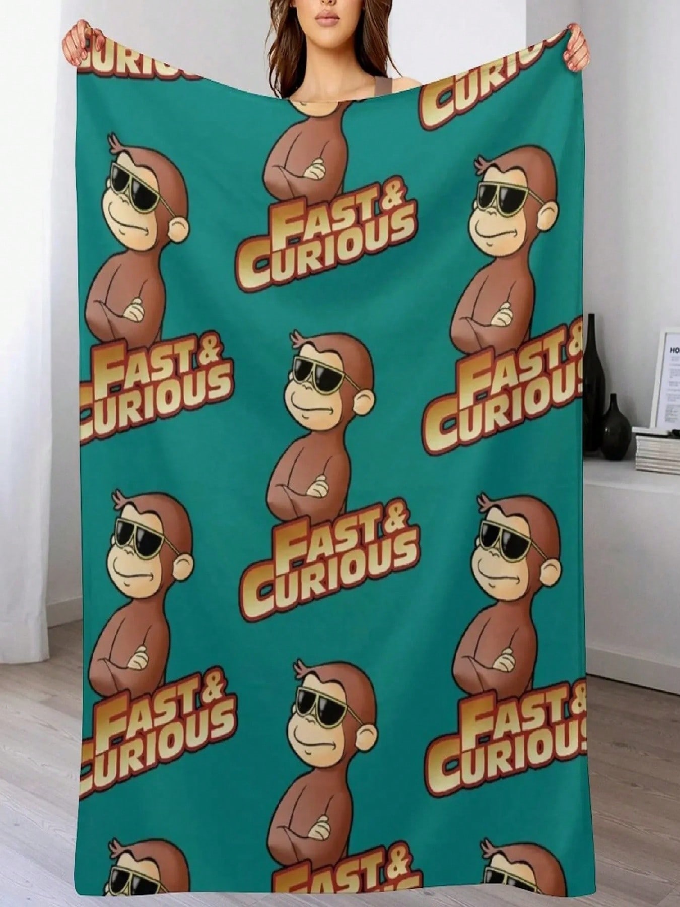 Любопытный Джордж БЫСТРЫЙ И ЛЮБОПЫТНЫЙ 75X95CM