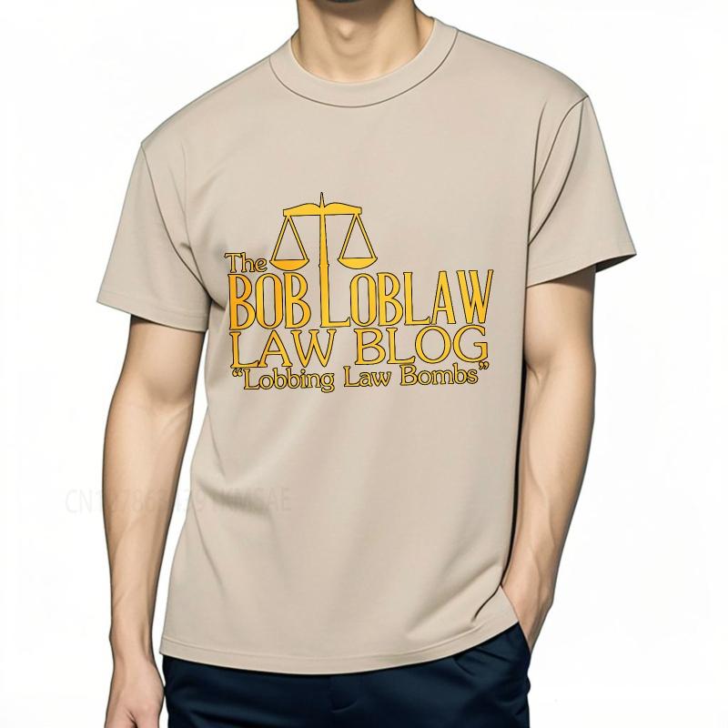 Black summer Teenagers tshirt The Bob Loblaw Law Blog Lobbing Law Bombs Short Sleeve Printed Oneck Tshirt cotton men top tees