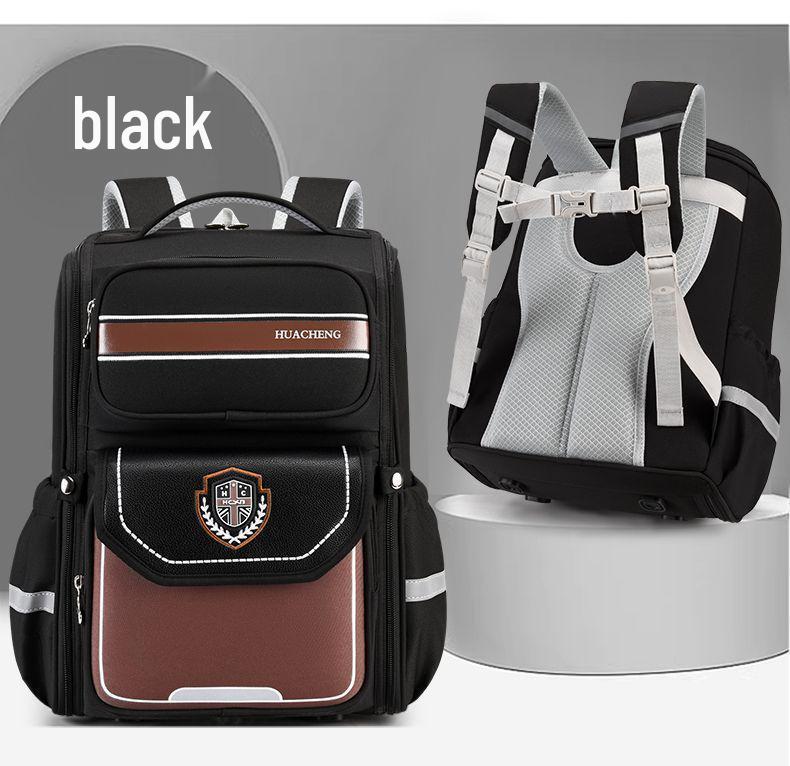 Rucksack mit großem Fassungsvermögen und Rückenschutz für Jungen und Mädchen der Klassen 1-6