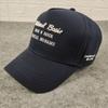 Letter embroidered baseball cap casual fashion spring and summer cap showing the face small high top five-piece couple's hats