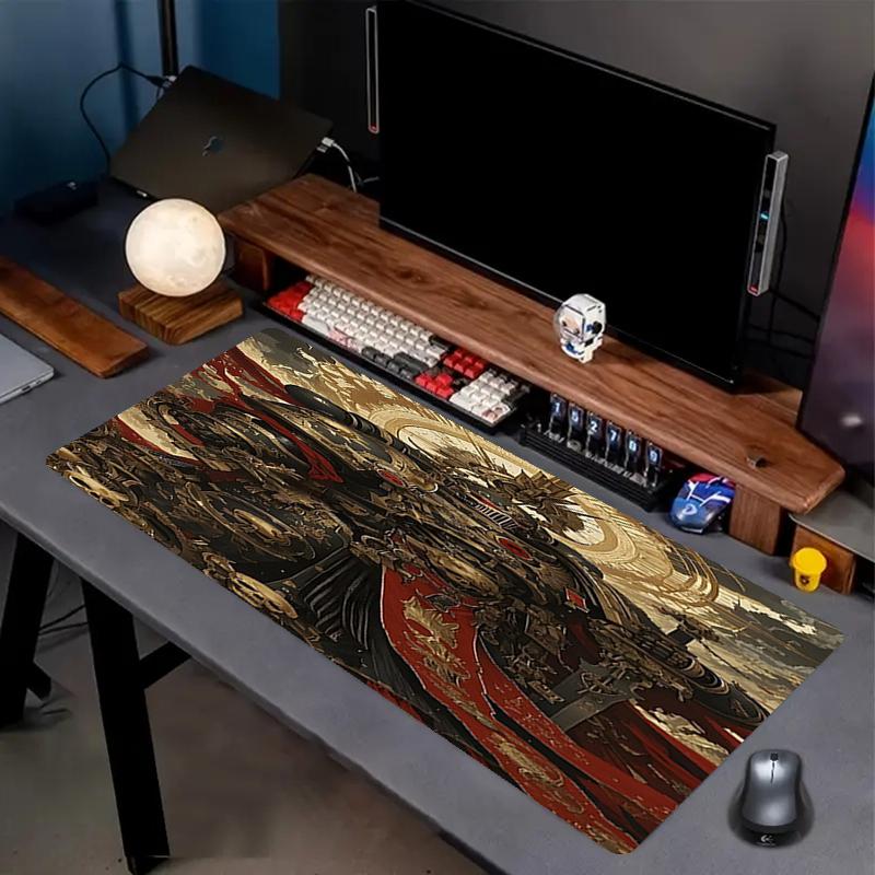 Warhammer 40k Theme Mouse Pad, Non Slip Rubber Base, Multifunctional Office & Home Decor, Perfect for Workspace Personalization.