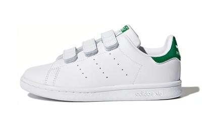 Originals Stan Smith Cf C Green Tail Slip Resistant Low Top Kids' Skateboarding Shoes White Green Kids' M20607