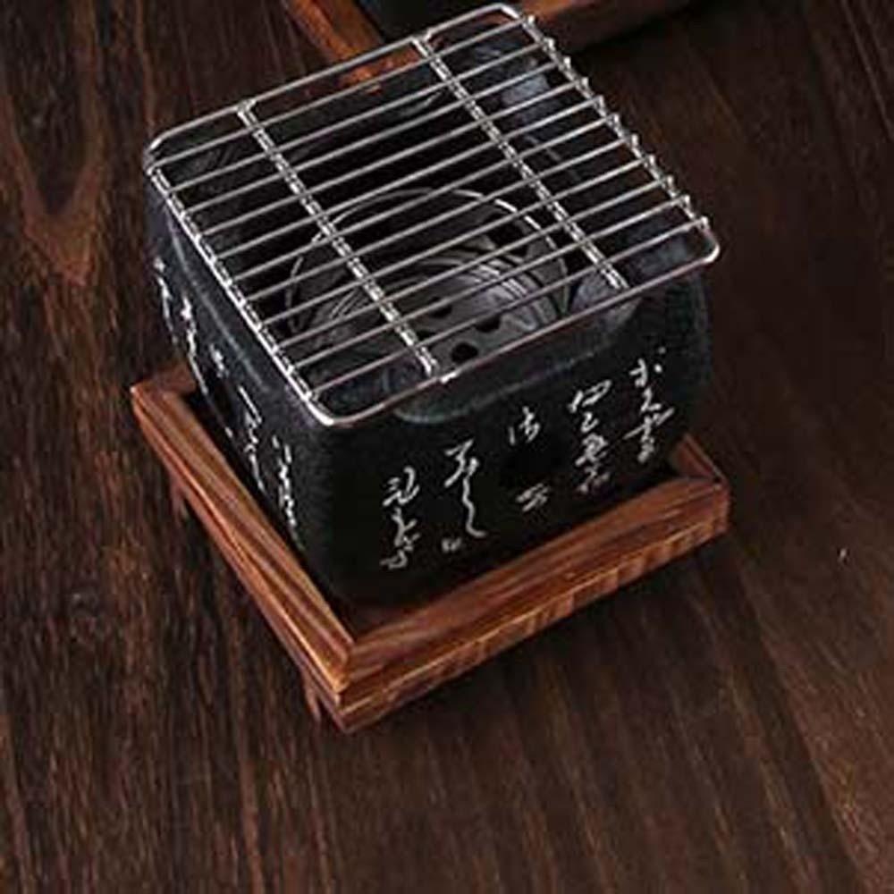 Aluminium Zink Zinklegierung Holzkohleofen Japanischer Stil Barbecue Grill Tragbarer Holzkohlegrill Outdoor