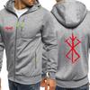 2026 Unisex  Spring And Autumn Japan Anime Print Men's New Three-color Patchwork Hoodies Casual Premium Warm Zipper Coats