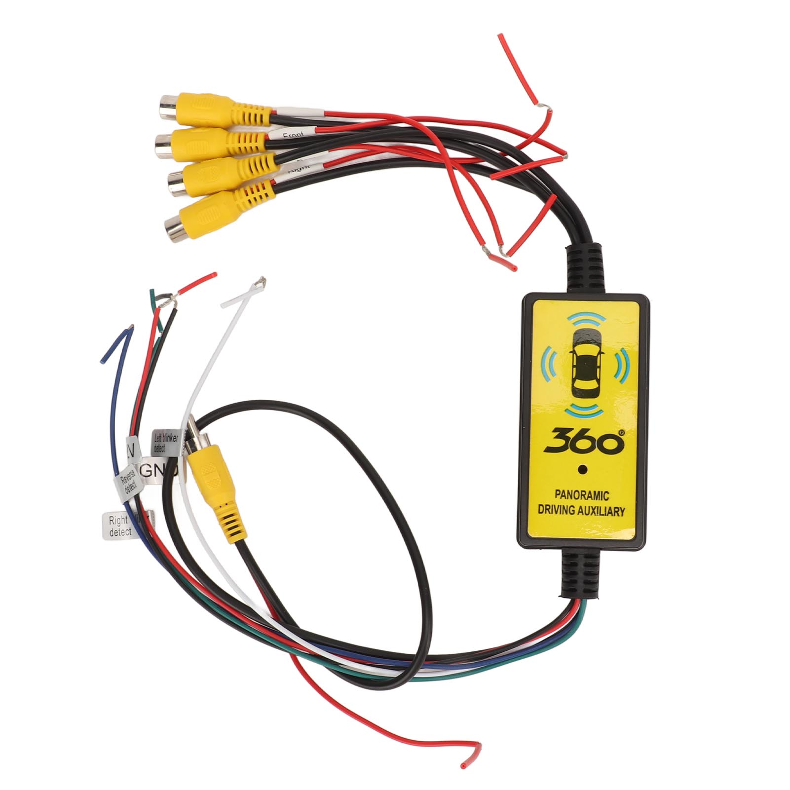 

Автомобильный разветвитель-переключатель камеры заднего вида 4 входа 1 выход Интеллектуальный автомобильный видеопереключатель-конвертер с