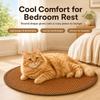 Breathable Pet Cooling Mat Washable Summer Sleeping Pad New Woven Cat Mat  For Cats and Dogs