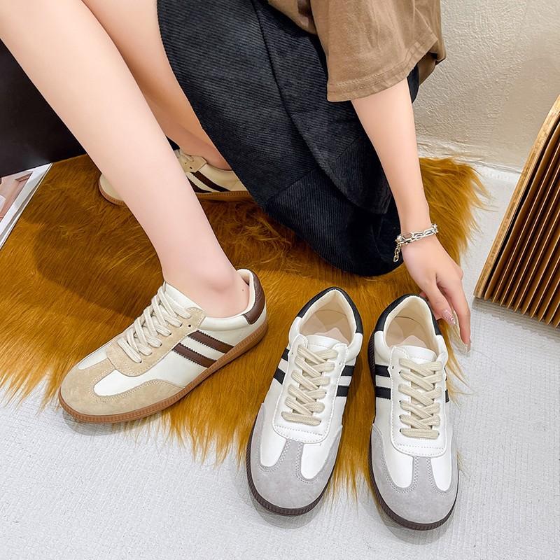 Casual versatile skirt lightweight thick-soled little white women's shoes new simple autumn retro shoes