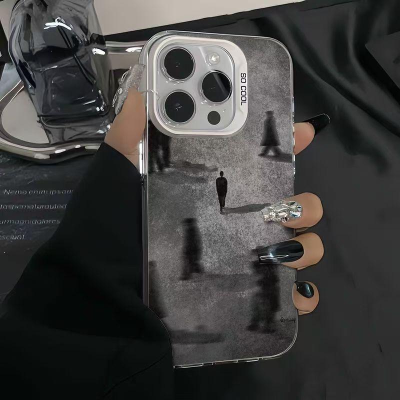 

Artistic Silhouette Phone Case for Apple iPhone 14, 15Pro, 16Pro, 17 Pro Max 16Pro