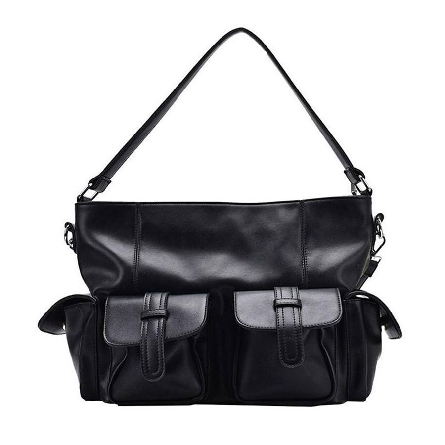 Leather PU School Messenger Bags for Ladies Large Capacity Bag Casual Women's Bags Shoulder Bags