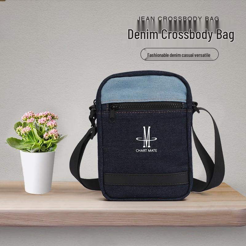 

MDNG Unisex Denim Crossbody Bag