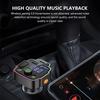 Car Bluetooth MP3 Player FM Transmitter with HD Lossless Audio, Dual USB SD Card Reader & Hands-Free Calling for All Cars