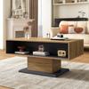 Modern Coffee Table with Double-Sided Storage, Large Compartment and Additional Interior Compartment – Versatile Living Room Table