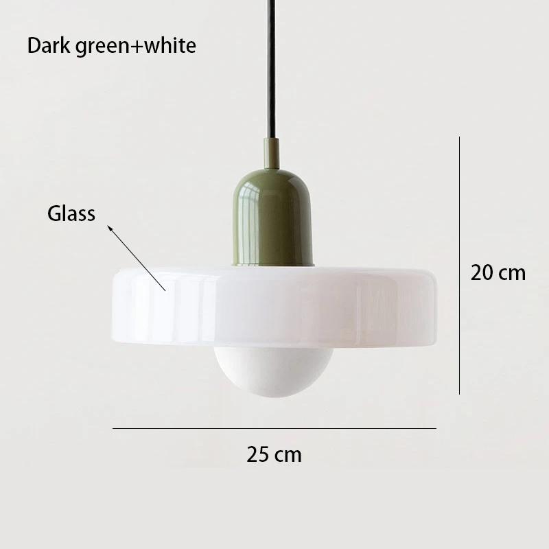 Nordic Glass Bauhaus Dining Room Chandelier Living Room Bedroom Bar Retro Coffee Shop Decoration Chandelier Lighting Fixtures