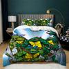 Boys 3D Teen-age Mutant Ninja Turtles Bedding Set Lightweight Duvet Cover Set Quilt Cover All-Season 3-Pcs for Room Decor