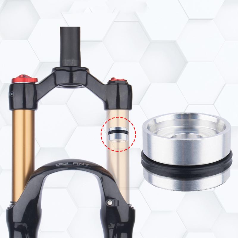 Bicycle Front Fork Air Piston Air Valve Cover Aluminum Alloy Mountain Bike Front Fork Repair Parts