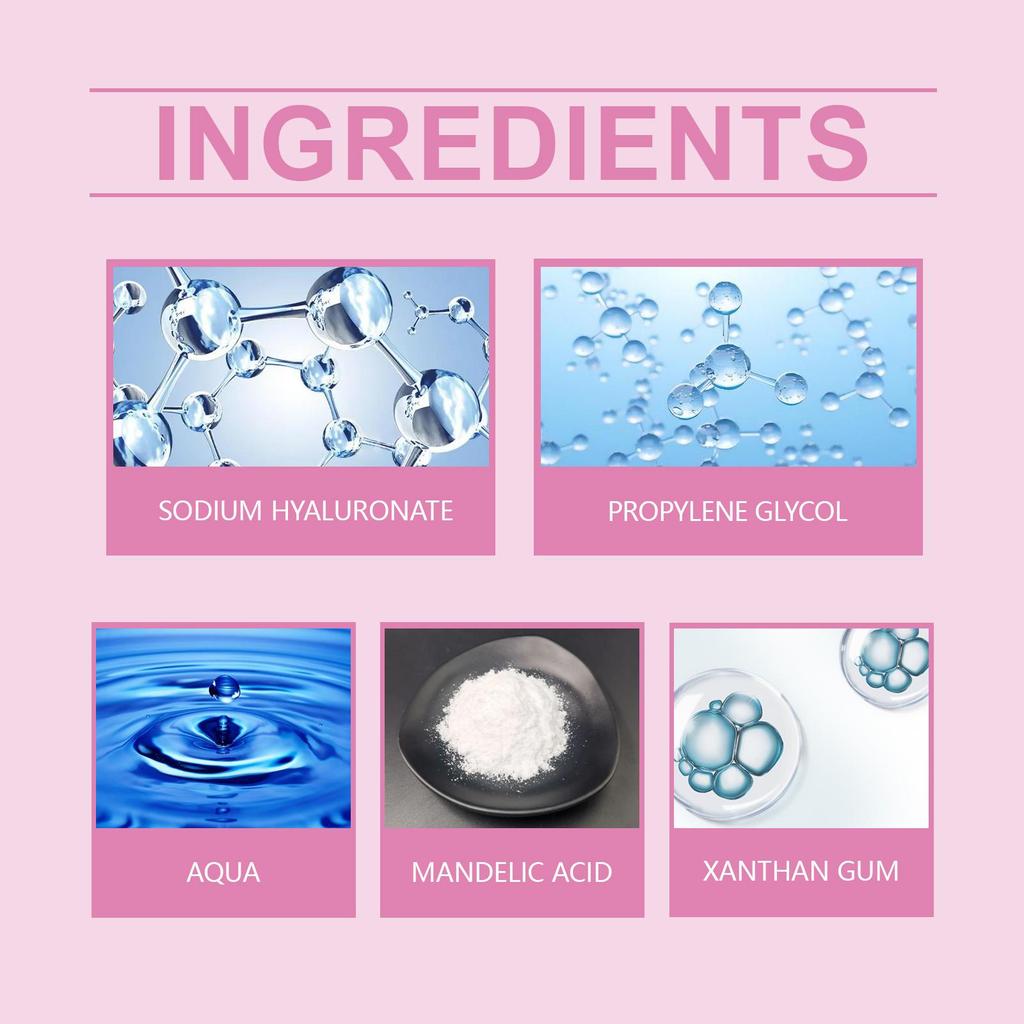 West&Month Almond Acid Essence Hydrates, Moisturizes and Gently Nourishes the Skin. Suitable for the Face. 30ml Per Box