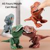 Jurský Prstový Dinosaurus Triceratops Tyrannosaurus Model Hračky pro Děti Kreativní Prstové Kousací Dinosaury Interaktivní Hračka Dárek pro Kluky