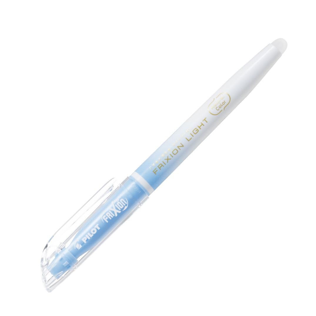 Pilot FriXion Light Erasable Highlighter Natural Sky 10 Pens Pens, Color, Blue, (SFL100SL10NSKL)
